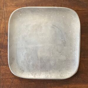 Vintage Nambe Square Serving Platter Tray Plate 555